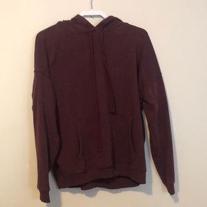 Oversized SUPER soft maroon hoodie!